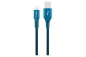 Kabel USB - GreyLime Braided USB-A to Lightning Cable Blue 3 m - C21AL3M01