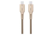 Kabel USB - GreyLime Braided USB-C to USB-C 60W Cable Beige 3 m - C21C60C3M02