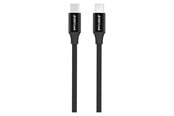 Kabel USB - GreyLime Braided USB-C to USB-C Cable Black 1 m - C21CC1M04