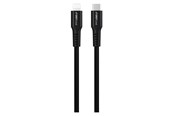 Kabel USB - GreyLime Braided USB-C to Lightning Cable Black 0.5 m - C21CL05M04