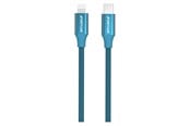 Kabel USB - GreyLime Braided USB-C to MFi Lightning Cable Blue 2 m - C21CL2M01
