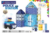 Klocki konstrukcyjne - Magna-Tiles Police Station 35 pcs - 90352