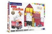 Klocki konstrukcyjne - Magna-Tiles Fire Station - MT252050FS