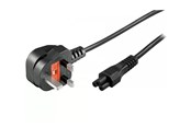 Kabel zasilajacy (wewnetrzny) - Deltaco DEL-109F-UK - power cable - BS 1363 to IEC 60320 C5 - 3 m - DEL-109F-UK