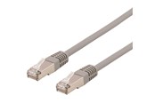 Kabel sieciowy - Deltaco STP-611AU - patch cable - 1.5 m - grey - Szary - 1meter - STP-611AU