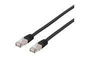 Kabel sieciowy - Deltaco patch cable - 20 m - black - Czarny - 20m - STP-620SAU