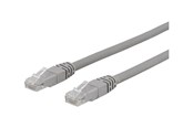 Kabel sieciowy - Deltaco patch cable - 1.5 m - grey - Szary - 1m - TP-611AU