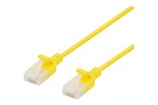 Kabel sieciowy - Deltaco patch cable - 50 cm - yellow - Żółty - 0.5m - UUTP-1013