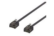 Kabel sieciowy - Deltaco patch cable - 1 m - black - Czarny - 1m - UUTP-2027