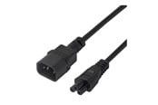 Kabel zasilajacy (wewnetrzny) - Deltaco - power cable - IEC 60320 C14 to IEC 60320 C5 - 50 cm - 7333048060136