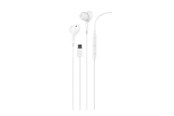 Słuchawki, zestaw słuchawkowy - STREETZ C220 - earphones with mic - C220-WHT