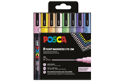 Przybory do pisania i rysowania - POSCA marker sæt PC-3M 8 ass. Pastel farver - 401660
