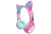 Sluchawki, zestaw sluchawkowy - Barbie Cat’s ears shape wireless headphones - 80171
