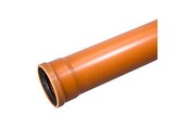 Produkty odwadniajace - Wavin PVC sewer pipe 110x1000mm SN8 EN1401 - 517205
