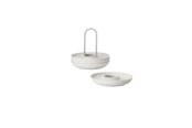 Akcesoria kuchenne - Zone Denmark - Singles Egg Cups with Holder - Warm Grey - Set of 4 - 332023