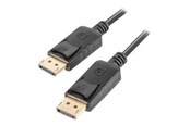 Kabel wyświetlacza - Lanberg - DisplayPort cable - DisplayPort to DisplayPort - 50 cm - CA-DPDP-10CC-0005-BK