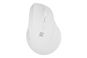 Myszka - Natec CRAKE 2 - vertical mouse - Bluetooth 5.2 2.4 GHz - white - Vertical mouse - Optyczny - 6 - Biały - NMY-2257