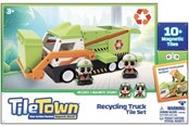 Klocki konstrukcyjne - Tile Town Recycling Truck - 90337