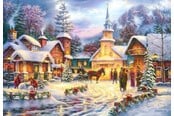 Puzzle - Castorland Jul i bjerglandsby (1500) - C-151646