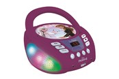 Radio DAB i budzik - Lexibook Frozen Portable CD player with Mic Jack - FM - Stereo - Lexibook RCD108FZ