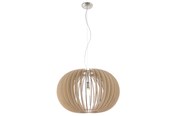 Lampy - EGLO STELLATO Pendant Light - Maple Wood - Ø 700 mm - 95042