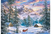 Puzzle - Castorland Mountain Christmas (1000) - C-104680-2