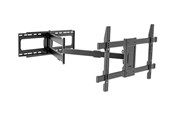 Uchwyty ścienne, uchwyty AV i meble AV - TECHLY mounting kit - full-motion - for flat panel - extra long - black - Max 70 kg - recommended for 80" - ICA-PLB-721