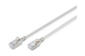 Kabel sieciowy - DIGITUS patch cable - 3 m - grey - Szary - 3m - DK-1632-A-030S