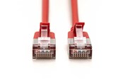 Kabel sieciowy - DIGITUS CAT 6A F-FTP Slim Patch Cord - 1m - Czerwony - 1meter - DK-1632-A-010S-R