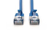 Kabel sieciowy - DIGITUS CAT 6A F-FTP Slim Patch Cord - 0.5m - Niebieski - 0.5m - DK-1632-A-005S-B
