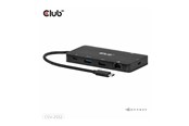 Stacja dokująca - Club 3D - docking station - USB-C - HDMI - 1GbE - CSV-2552