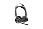 Sluchawki, zestaw sluchawkowy - HP Poly Voyager Focus 2-M USB-C-C Headset USB-C/A Adapter Charging Stand - A4HT2AA#AC3