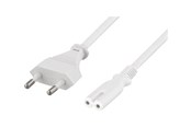 Kabel zasilajacy (wewnetrzny) - Deltaco DEL-109JA - power cable - Europlug to power IEC 60320 C7 - 1 m - DEL-109JA