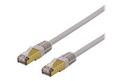 Kabel sieciowy - Deltaco patch cable - 50 cm - grey - Szary - 0.5 meter - SFTP-60AH