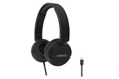 Słuchawki, zestaw słuchawkowy - STREETZ HC110 - headphones - HC110-BLK