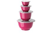 Akcesoria kuchenne - Rosti - Margrethe Bowls - Set of 4 + Lids (Beetroot) - 29966