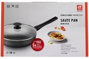 Patelnia - Zwilling - Terreno Plus Ceramic Saute Pan - Gray - 28 cm - 1030654