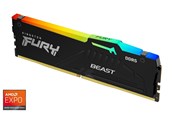 RAM - Kingston FURY Beast RGB DDR5-5600 - 32GB - CL36 - Single Channel (1 pcs) - AMD EXPO & Intel XMP - Czarny z RGB - KF556C36BBE2A-32