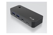 USB hub - I-Tec - hub - universal KVM - 6 ports USB hub - 6 - Czarny - CAKVMHUB2A2C