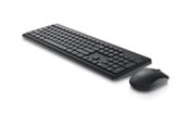 Klawiatura - Dell Wireless Keyboard and Mouse KM3322W - Zestaw klawiatura i mysz - Nordycki - Czarny - KM3322W-R-NOR