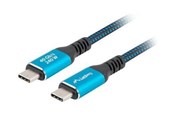 Kabel USB - Lanberg - USB-C cable - 24 pin USB-C to 24 pin USB-C - 2 m - CA-CMCM-45CU-0020-BK