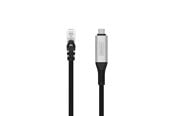 Kabel sieciowy - DIGITUS USB-C 3.2 Gen1 to RJ45 Adapter - 2m - Czarny - AK-300601-020-S