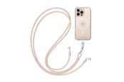 Kabel USB - Satechi OntheGo Crossbody Lanyard with multi-device charging cable - Desert Rose - ST-LOTGLR