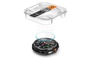 Smartwatch - akcesoria - Spigen Glass tR EZ Fit 2 Pack - Samsung Galaxy Watch 8 Classic (46mm) - AGL09877
