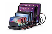 Telefon - Adapter i Ladowarka - Lindy 96W 10 Port USB Charging Station - 73309