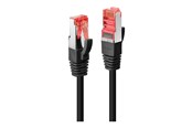 Kabel sieciowy - Lindy patch cable - 1 m - black - Czarny - 1m - 47777