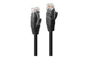 Kabel sieciowy - Lindy Premium patch cable - 1 m - black - Czarny - 1m - 45432