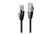Kabel sieciowy - Lindy CROMO patch cable - 1 m - anthracite - Czarny - 1m - 47212