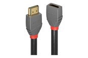 Kabel wyswietlacza - Lindy Anthra Line HDMI extension cable with Ethernet - 3 m - 36478