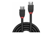 Kabel wyświetlacza - Lindy Black Line HDMI cable with Ethernet - 5 m - 36774